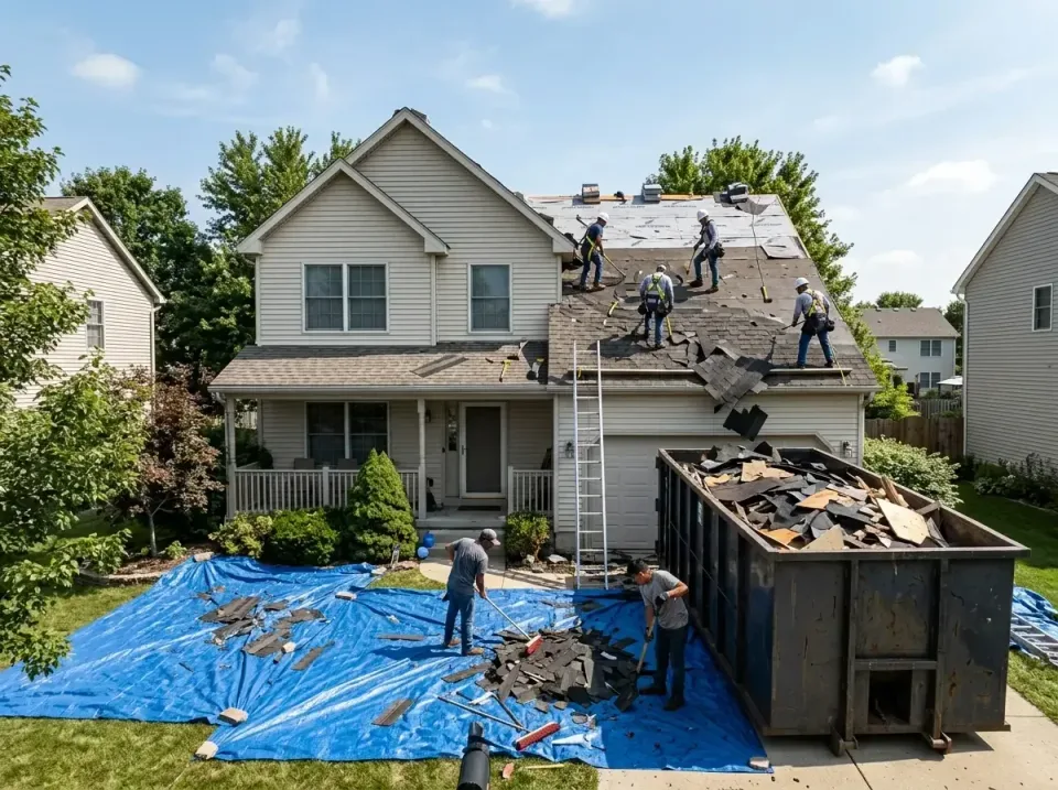 roof-replacement-debris-remova-004 — frequently asked questions, Cheapest Dumpster Rentals in Fort Oglethorpe, GA